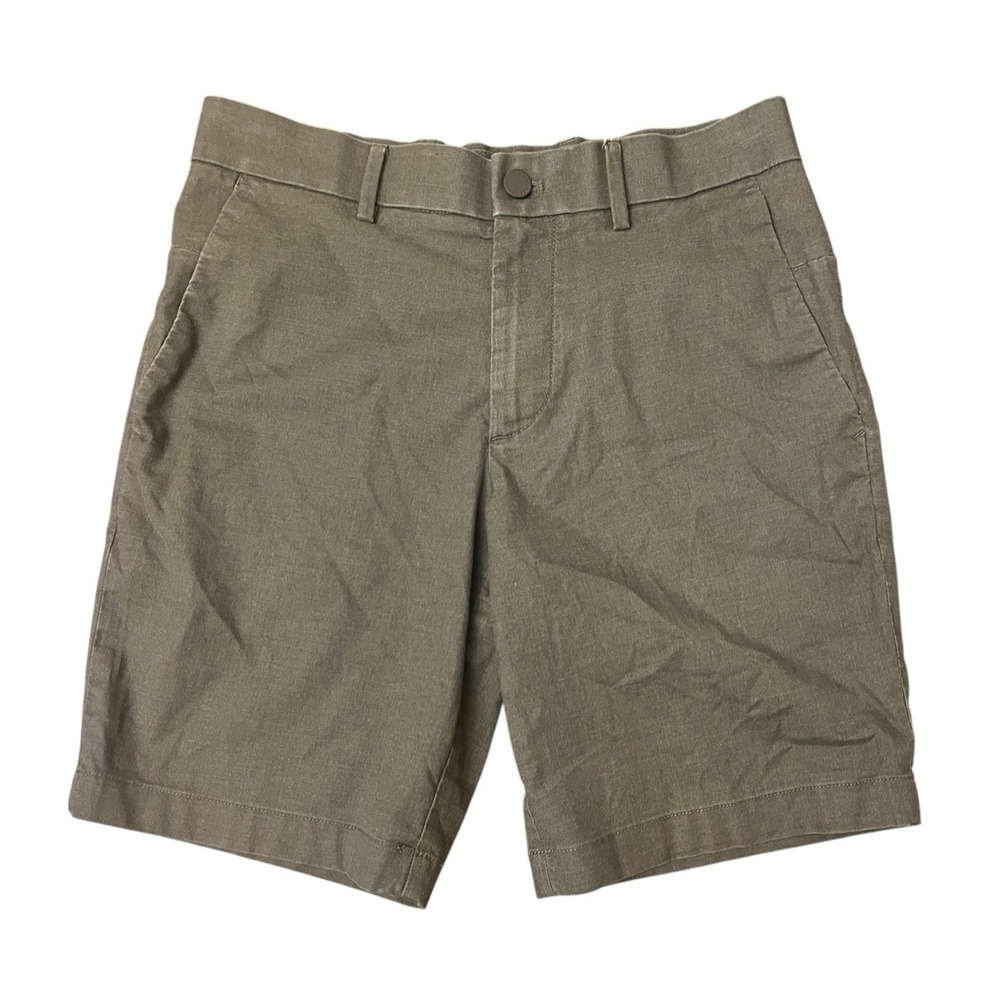 Banana Republic Men's Size 29 Aiden Short Army Green‎ Chino Basic Preppy